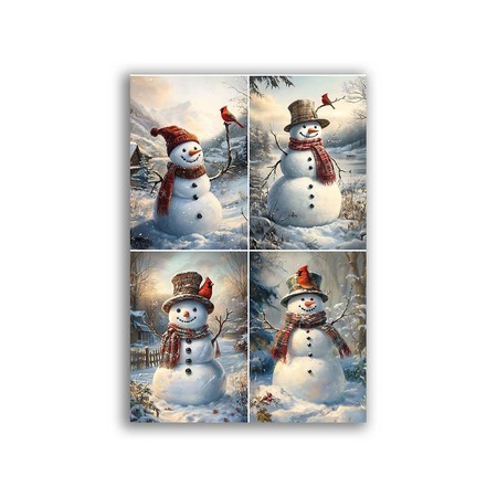 GF-NAVIDAD-029. Papel de arroz de gran tamaño