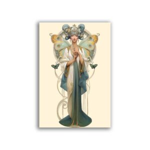 GF-ART NOUVEAU-056. Papel de arroz de gran tamaño