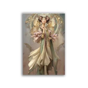 GF-ART NOUVEAU-058. Papel de arroz de gran tamaño