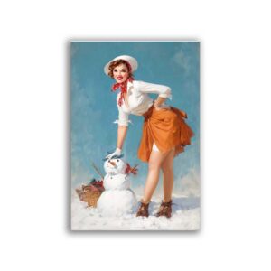 GF-PIN-UP-030. Papel de arroz de gran tamaño