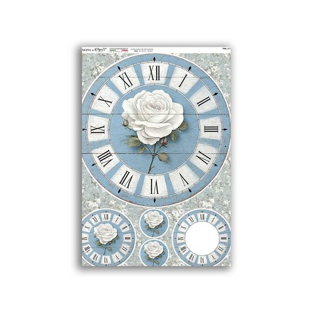GF-RELOJES-050. Papel de arroz de gran tamaño