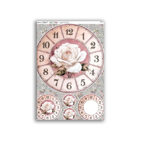 GF-RELOJES-051. Papel de arroz de gran tamaño