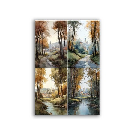 GF-PAISAJES-072. Papel de arroz de gran tamaño