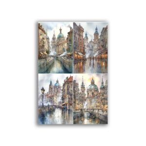 GF-PAISAJES-073. Papel de arroz de gran tamaño