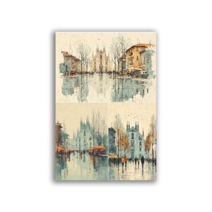 GF-PAISAJES-074. Papel de arroz de gran tamaño