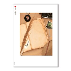ALBUM-L-0061. Papel de Arroz album para decoupage.