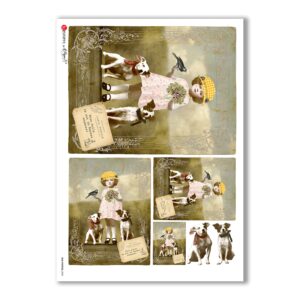 OLD-PHOTOS-0008. Papel de Arroz victoriano para decoupage.