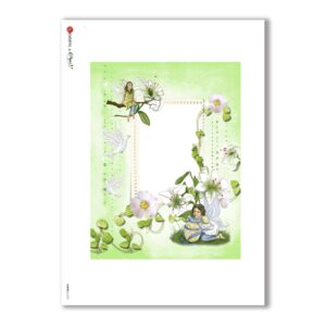 ALBUM-L-0070. Papel de Arroz album para decoupage.