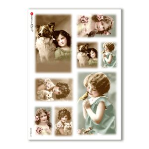 OLD-PHOTOS-0009. Papel de Arroz victoriano para decoupage.