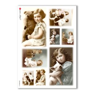 OLD-PHOTOS-0011. Papel de Arroz victoriano para decoupage.