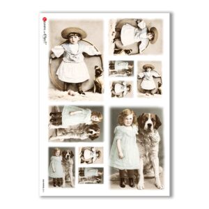 OLD-PHOTOS-0012. Papel de Arroz victoriano para decoupage.