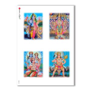 CULT-0010. Papel de Arroz sacras para decoupage.