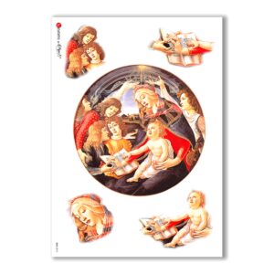 CULT-0012. Papel de Arroz sacras para decoupage.