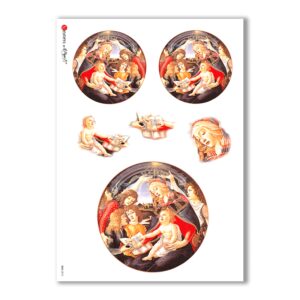 CULT-0013. Papel de Arroz sacras para decoupage.