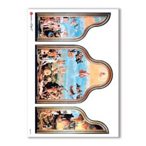 CULT-0015. Papel de Arroz sacras para decoupage.