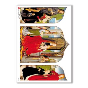 CULT-0021. Papel de Arroz sacras para decoupage.