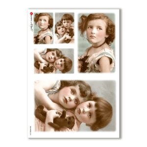 OLD-PHOTOS-0032. Papel de Arroz victoriano para decoupage.