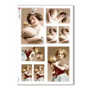 OLD-PHOTOS-0050. Papel de Arroz victoriano para decoupage.