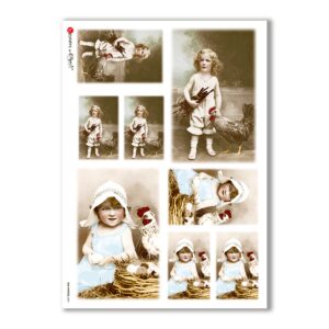 OLD-PHOTOS-0051. Papel de Arroz victoriano para decoupage.