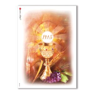 CULT-0042. Papel de Arroz sacras para decoupage.