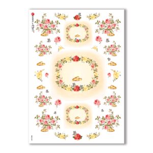CULT-0049. Papel de Arroz sacras para decoupage.