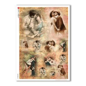 OLD-PHOTOS-0074. Papel de Arroz victoriano para decoupage.