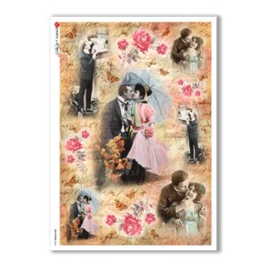 OLD-PHOTOS-0076. Papel de Arroz victoriano para decoupage.