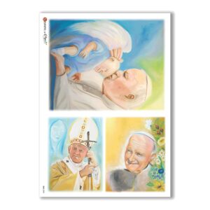 CULT-0055. Papel de Arroz sacras para decoupage.