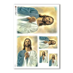 CULT-0064. Papel de Arroz sacras para decoupage.