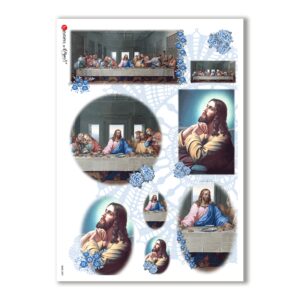 CULT-0081. Papel de Arroz sacras para decoupage.