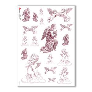 CULT-0085. Papel de Arroz sacras para decoupage.