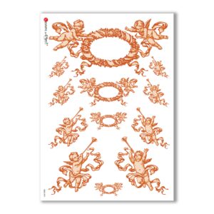 CULT-0090. Papel de Arroz sacras para decoupage.