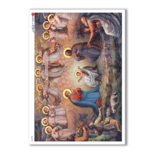 CULT-0098. Papel de Arroz sacras para decoupage.