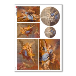 CULT-0104. Papel de Arroz sacras para decoupage.