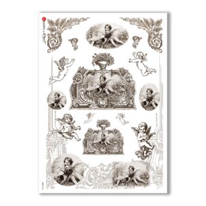 CULT-0106. Papel de Arroz sacras para decoupage.