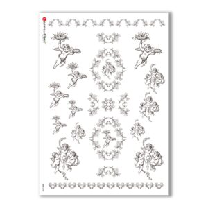 CULT-0108. Papel de Arroz sacras para decoupage.