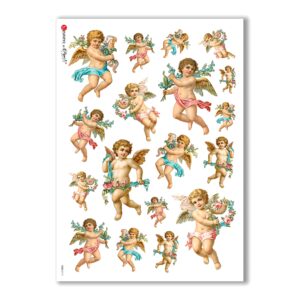 CULT-0111. Papel de Arroz sacras para decoupage.