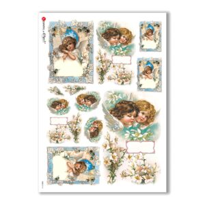 CULT-0116. Papel de Arroz sacras para decoupage.