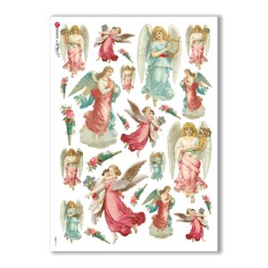 CULT-0117. Papel de Arroz sacras para decoupage.