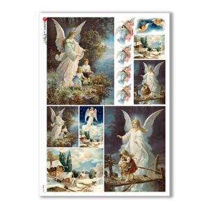 CULT-0124. Papel de Arroz sacras para decoupage.