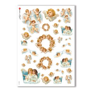 CULT-0125. Papel de Arroz sacras para decoupage.
