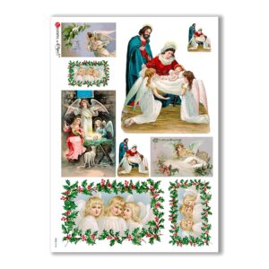 CULT-0126. Papel de Arroz sacras para decoupage.