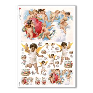 CULT-0128. Papel de Arroz sacras para decoupage.