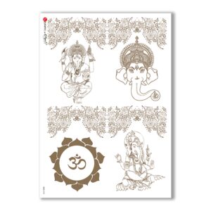 CULT-0133. Papel de Arroz sacras para decoupage.