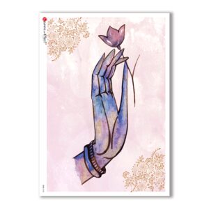 CULT-0136. Papel de Arroz sacras para decoupage.