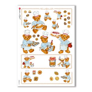 ANIMALS-0050. Papel de Arroz animales para decoupage.