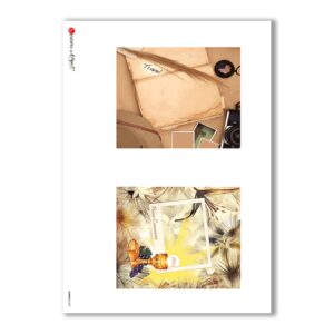 ALBUM-S-0031. Papel de Arroz álbum small para decoupage