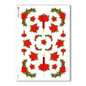 CHRISTMAS-0006. Papel de Arroz Navidad para decoupage.