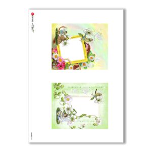 ALBUM-S-0035. Papel de Arroz álbum small para decoupage