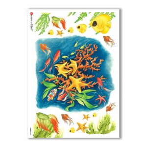 ANIMALS-0082. Papel de Arroz animales para decoupage.